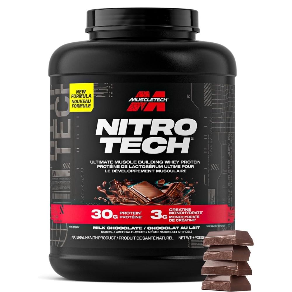 Muscletech Nitro-Tech 5lbs Chocolate – Bulldog Nutrition Canada