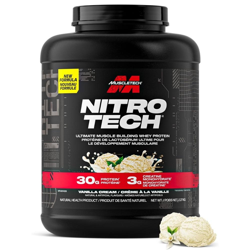 Muscletech Nitro-Tech 5lbs Vanilla – Bulldog Nutrition Canada