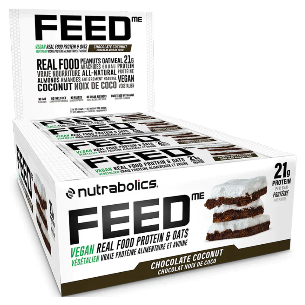 Nutrabolics Feed Me Protein Bars 12/bars Chocolate Coconut