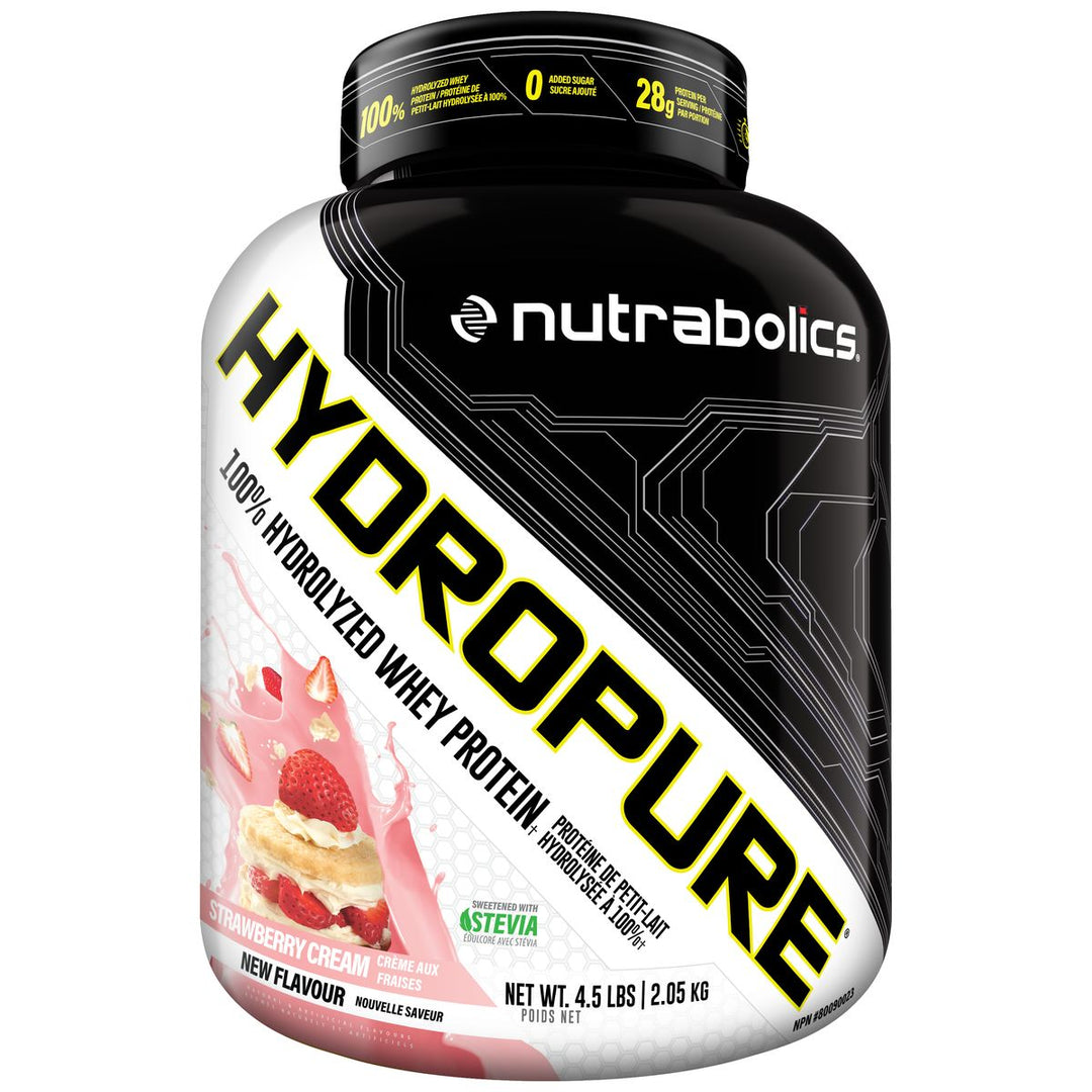 Nutrabolics HydroPure 4.5lbs Strawberry Cream – Bulldog Nutrition Canada