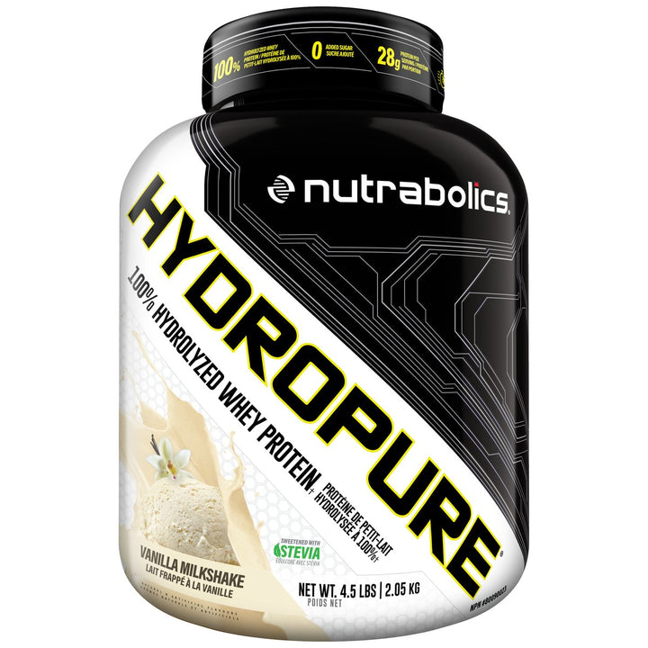 Nutrabolics HydroPure 4.5lbs Vanilla Milkshake – Bulldog Nutrition Canada