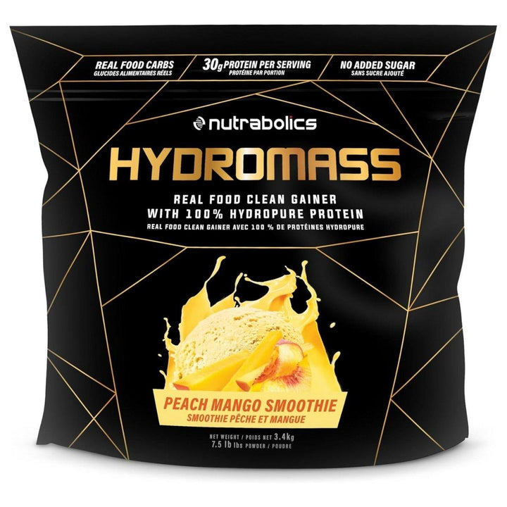 Nutrabolics_HydroMass_7_5lbs_Real_Food_Gainer_Peach_Mango_Smoothie