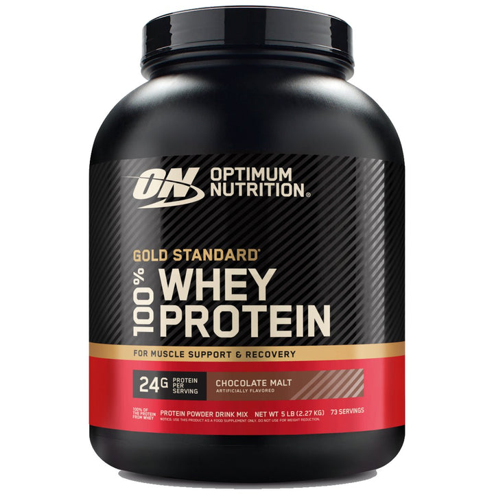 Optimum Nutrition Gold Standard 100% Whey Protein 5lbs Chocolate Malt – Bulldog Nutrition Canada