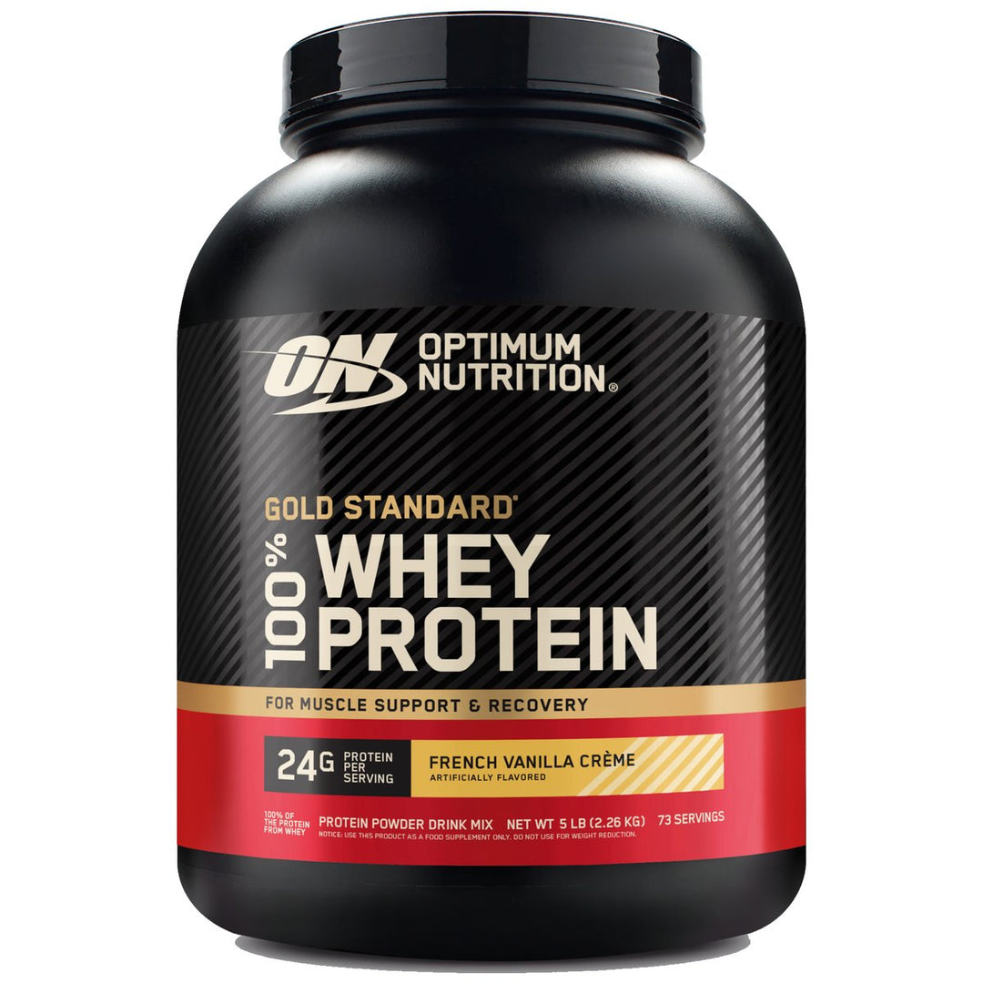 Optimum Nutrition Gold Standard 100% Whey Protein 5lbs French Vanilla Creme – Bulldog Nutrition Canada