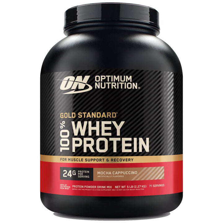 Optimum Nutrition Gold Standard 100% Whey Protein 5lbs Mocha Cappuccino – Bulldog Nutrition Canada