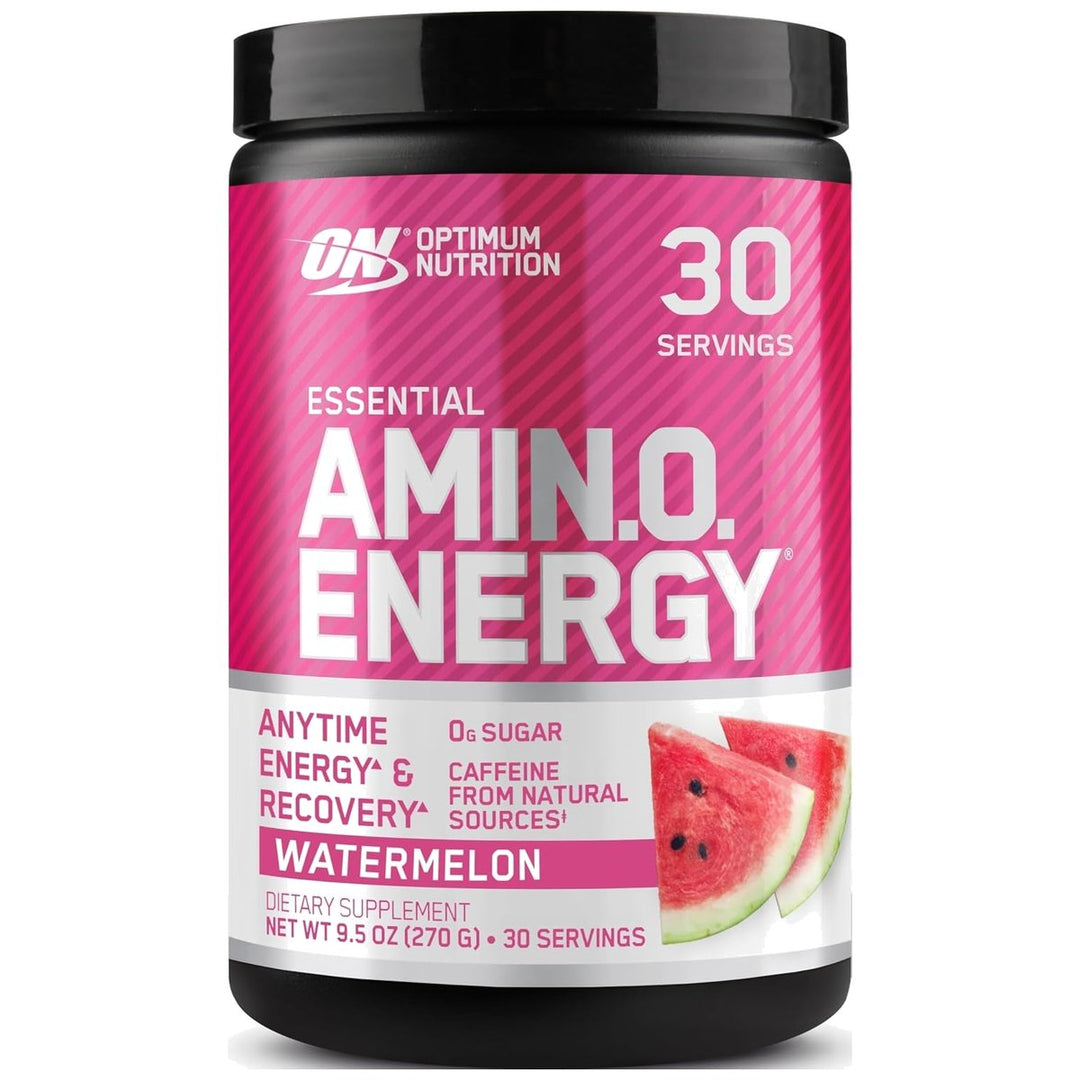 Optimum Nutrition Essential Amino Energy 30 Serve Watermelon – Bulldog Nutrition Canada