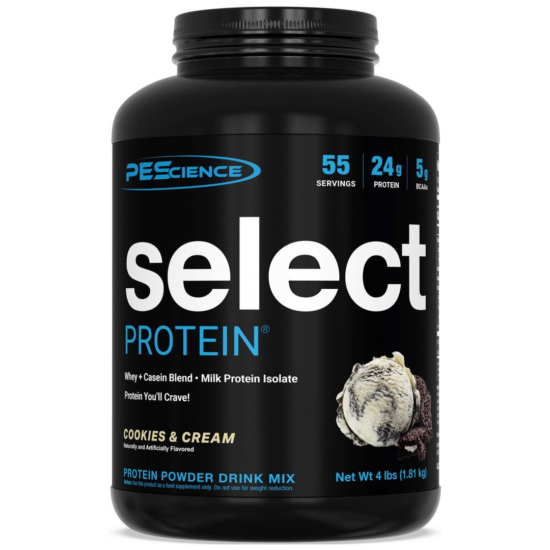 PEScience Select Protein 55 Servings Cookies &amp; Cream – Bulldog Nutrition Canada