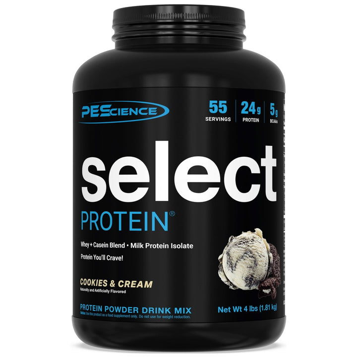 PEScience Select Protein 55 Servings Cookies &amp; Cream – Bulldog Nutrition Canada