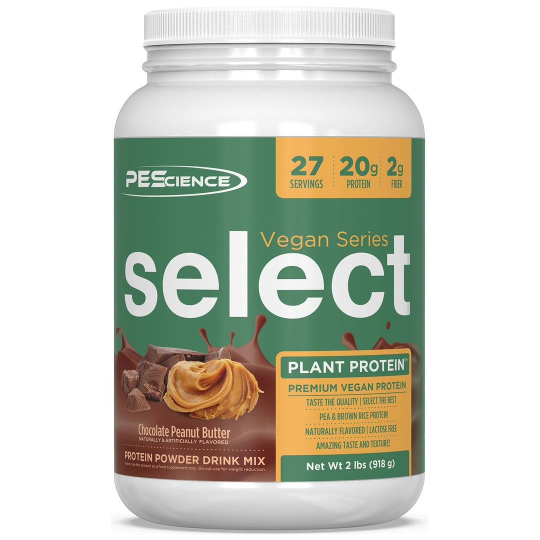 PEScience Vegan Select Protein 27 Servings Chocolate Peanut Butter Cup – Bulldog Nutrition Canada