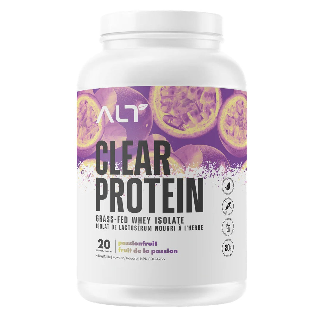 ALT Clear Protein Grass Fed Whey Isolate Passionfruit – Bulldog Nutrition Canada