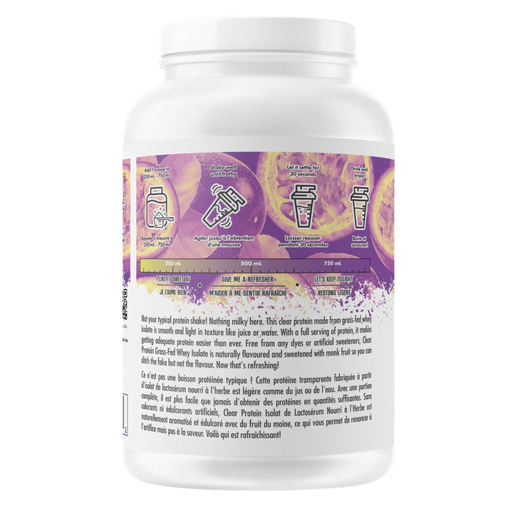 ALT Clear Protein Grass Fed Whey Isolate Passionfruit – Bulldog Nutrition Canada
