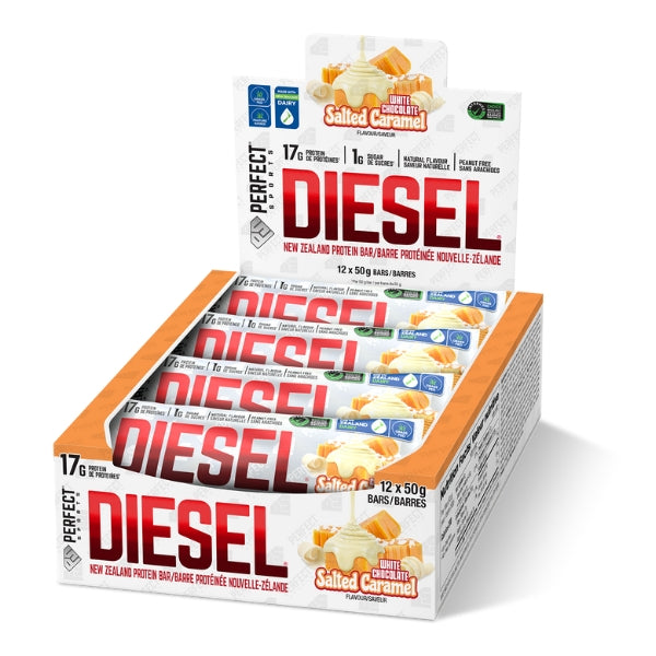 Diesel New Zealand Protein Bars - White Chocolate Salted Caramel