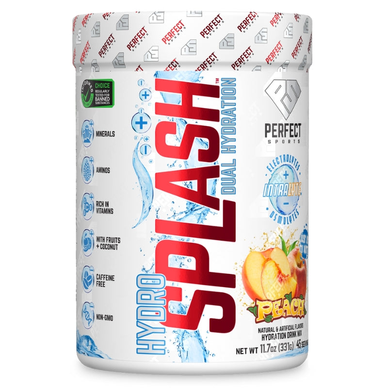 Perfect Sports Hydro Splash Dual Hydration Peach
