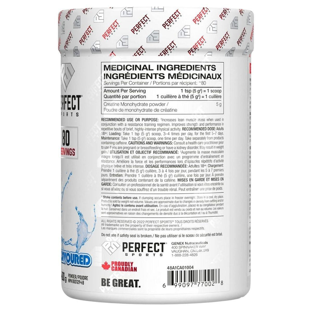 Perfect_Sports_Creatine_Monohydrate_400g_Nutrition_Facts_label_side