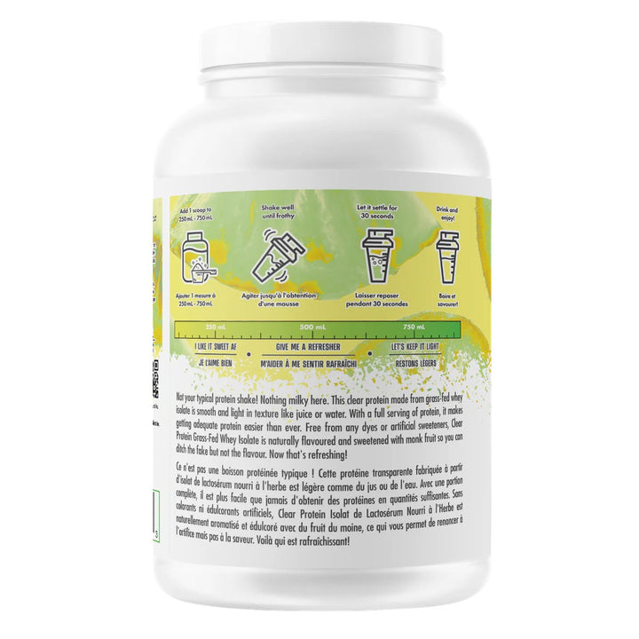 ALT Clear Protein Grass Fed Whey Isolate Pineapple Kiwi – Bulldog Nutrition Canada