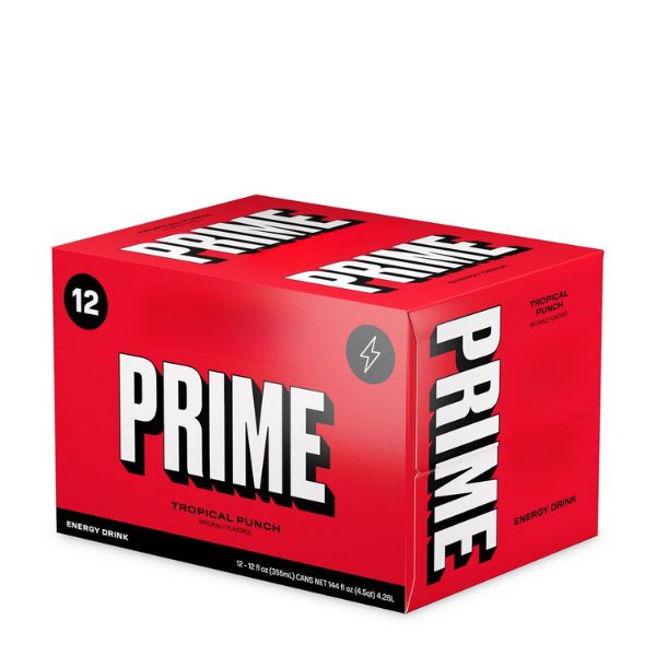 Prime Energy Drink Case Canada and USA Tropical Punch