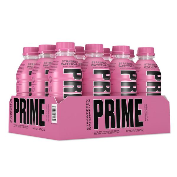 Prime Hydration Drink Case Strawberry Watermelon