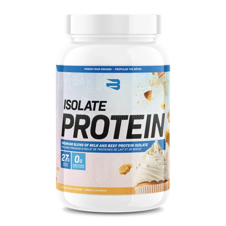 Believe Isolate Protein 1.76lbs Vanilla Cupcake flavour — Bulldog Nutrition Canada