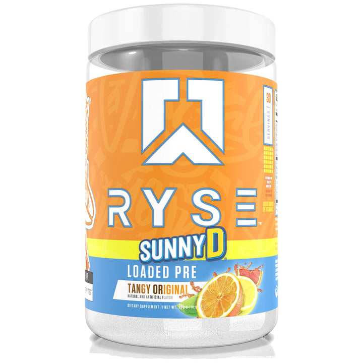 RYSE Loaded Pre 30 Serve SunnyD Tangy Original – Bulldog Nutrition Canada