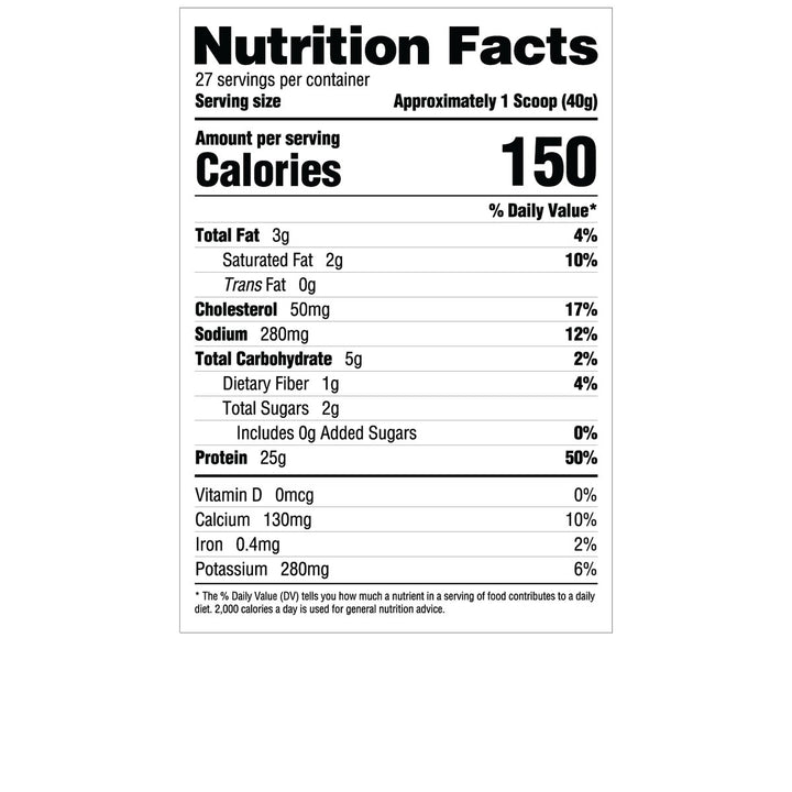 Ryse Loaded Protein 2lbs Jif Creamy Peanut Butter Supplement Facts – Bulldog Nutrition