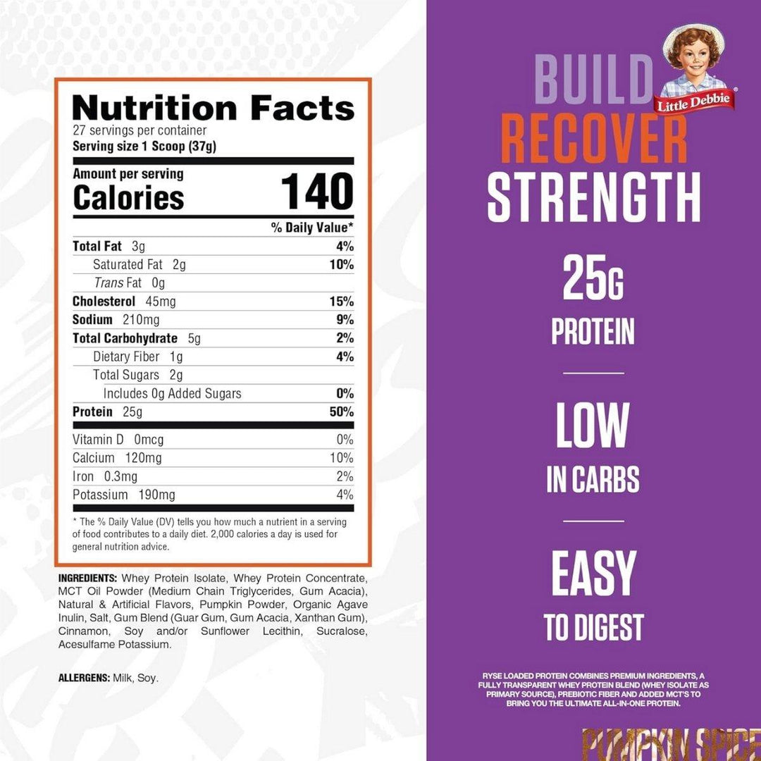 RYSE_Loaded_Protein_2lbs_Little_Debbie_Pumpkin_Spice_Rolls_Nutrition_Facts