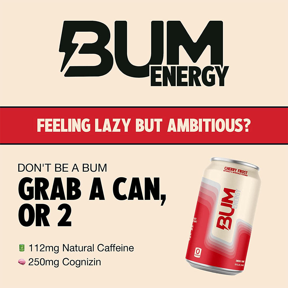 Raw x Cbum Bum Energy Drink Natural Caffeine