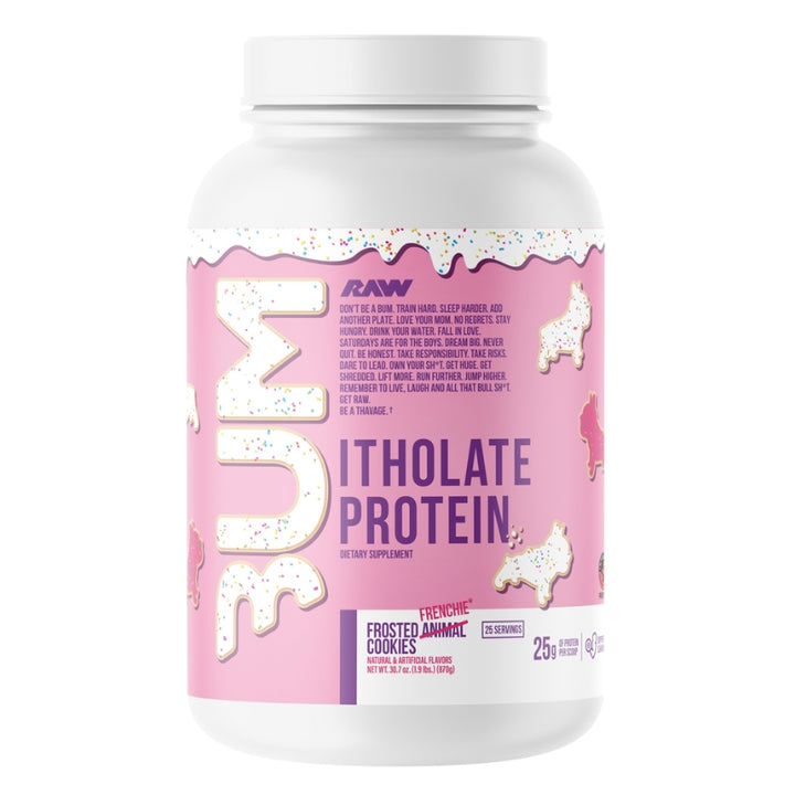 Raw CBUM Itholate Protein Isolate 2lbs Frosted Frenchie Cookies
