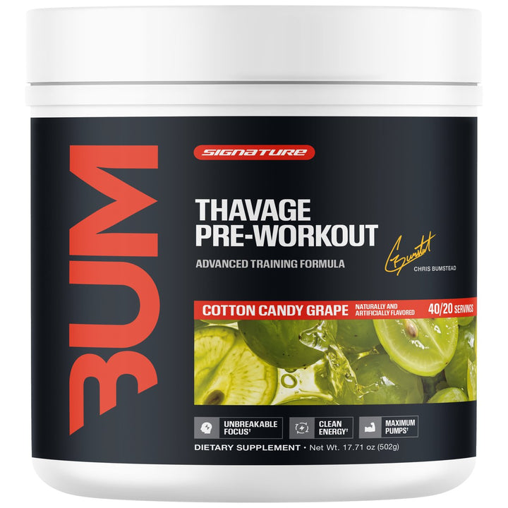 CBUM Thavage Pre Workout Cotton Candy Grape – Bulldog Nutrition Canada