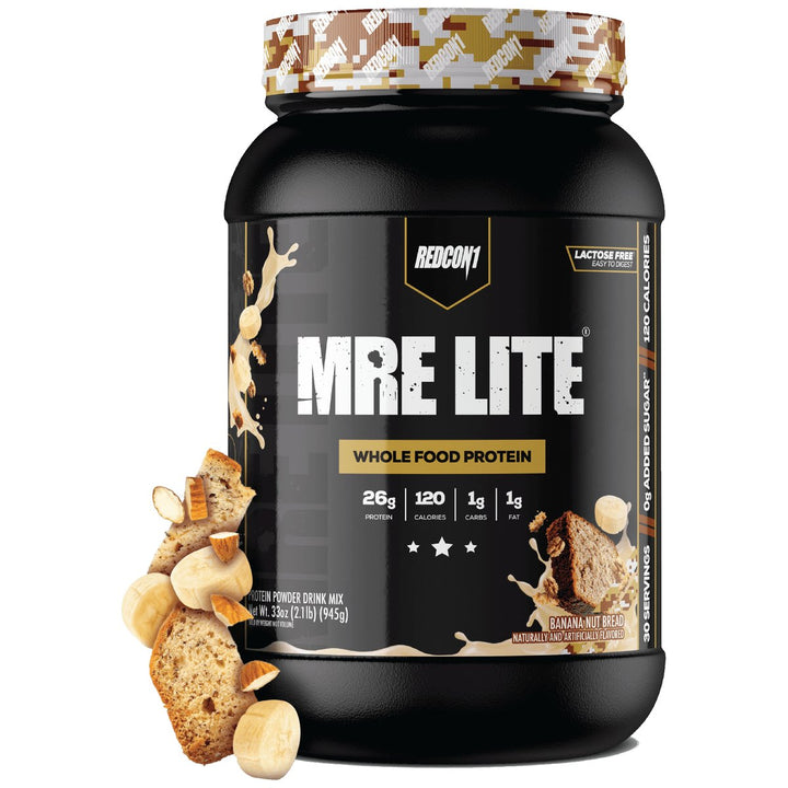 Redcon1 MRE Lite Whole Food Protein 30 Servings Banana Nut Bread – Bulldog Nutrition Canada