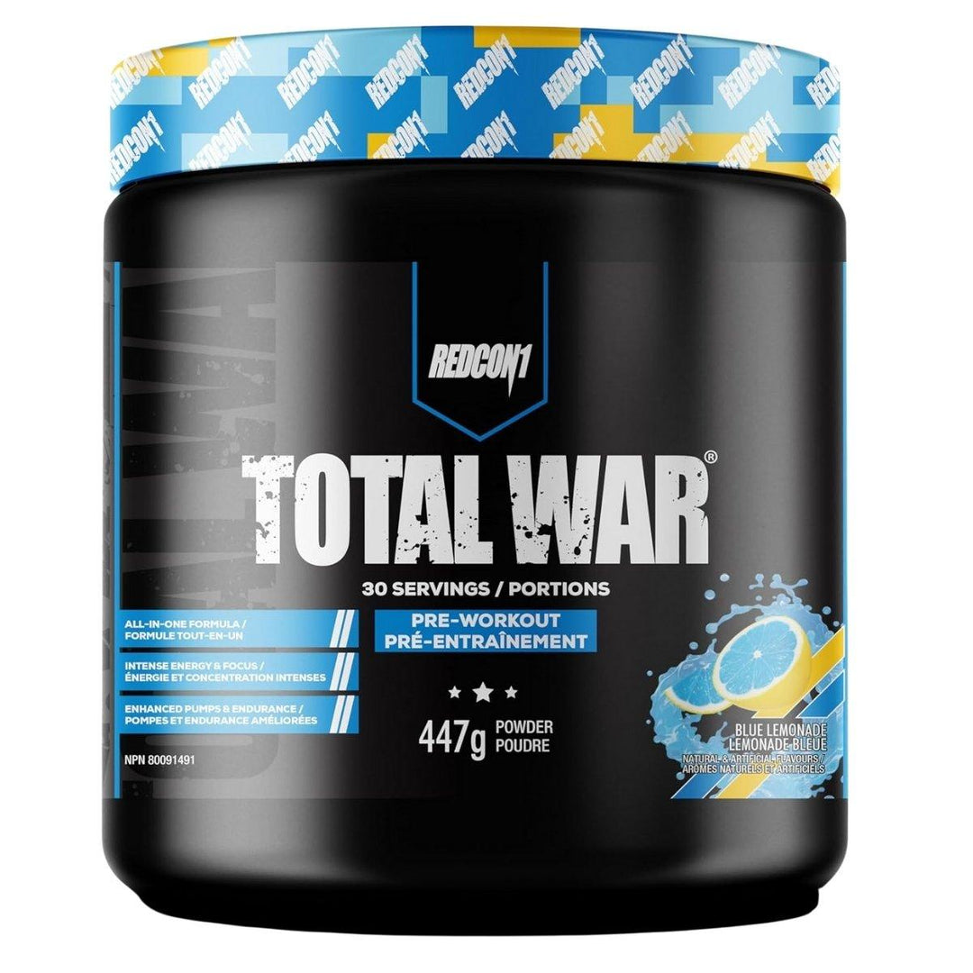 Redcon1_Total_War_30_serve_Blue_Lemonade_Pre_Workout_Canada