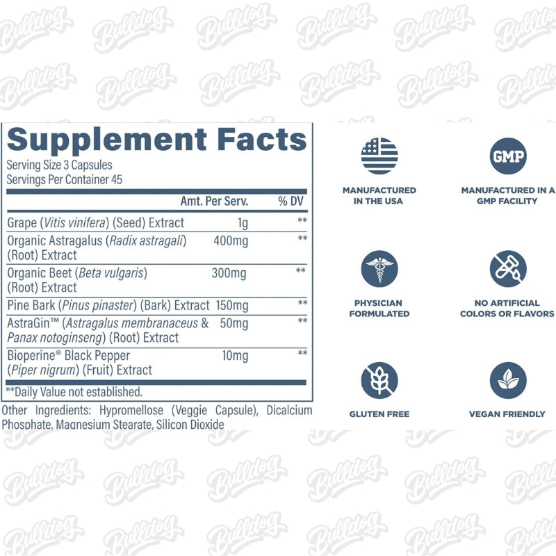 Revive-Kidney-Support-Supplement-135caps-Nutrition-Facts