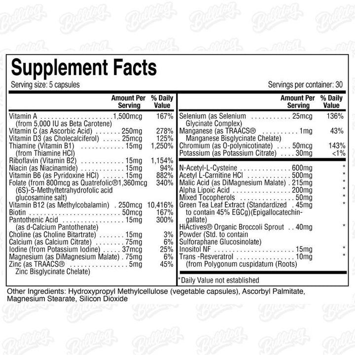 Revive_Multi_Vitamin_30_serve_nutrition_supplement_facts