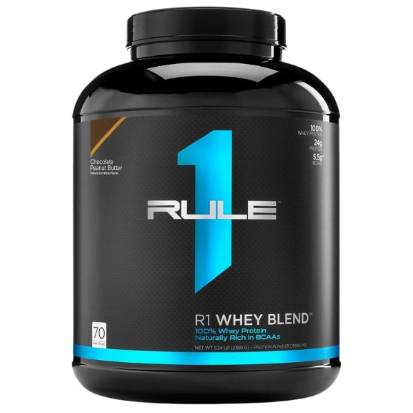 Rule1 Whey Protein Blend 5lbs Chocolate Peanut Butter