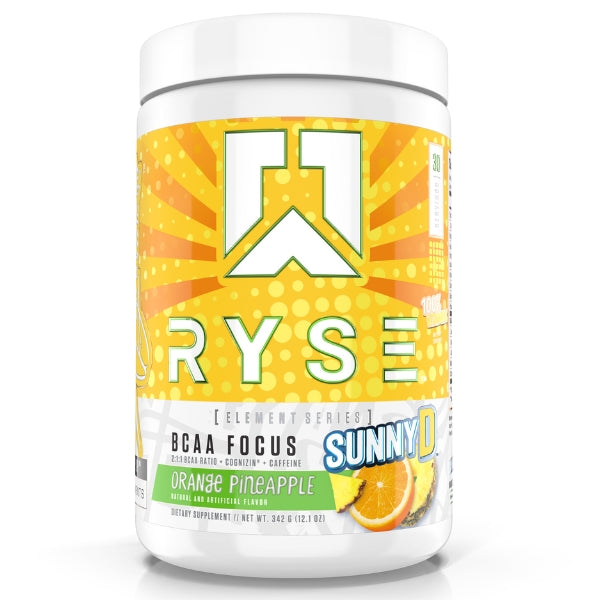 Ryse BCAA Focus 30 serve Sunny D Orange Pineapple