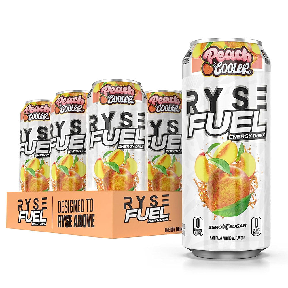 Ryse Energy Drink Case Peach Cooler