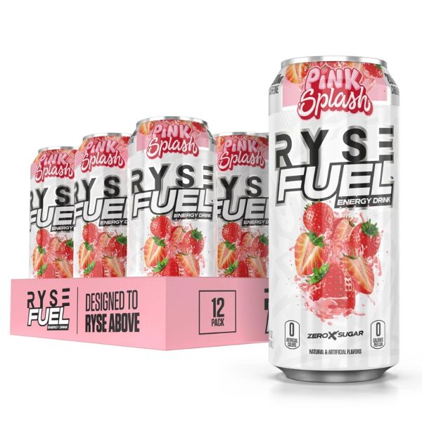 Ryse Fuel Energy Drink Case Pink Splash