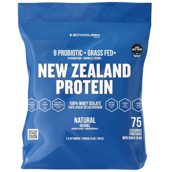 Schinoussa 100% New Zealand Whey Isolate Protein 5lbs Natural