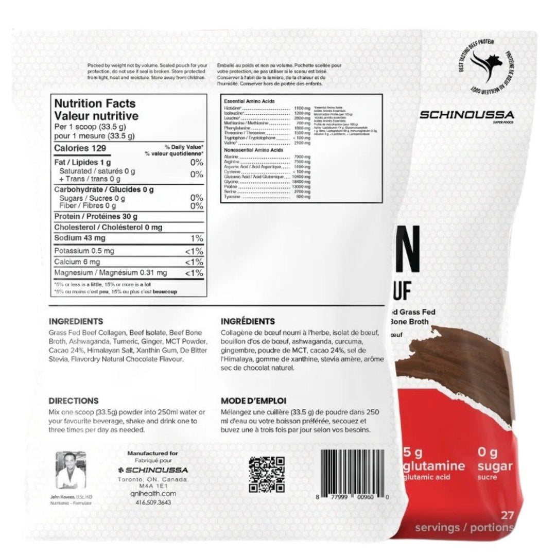 Schinoussa_Phyzik_Beef_Protein_2lbs_chocolate_nutrition_facts