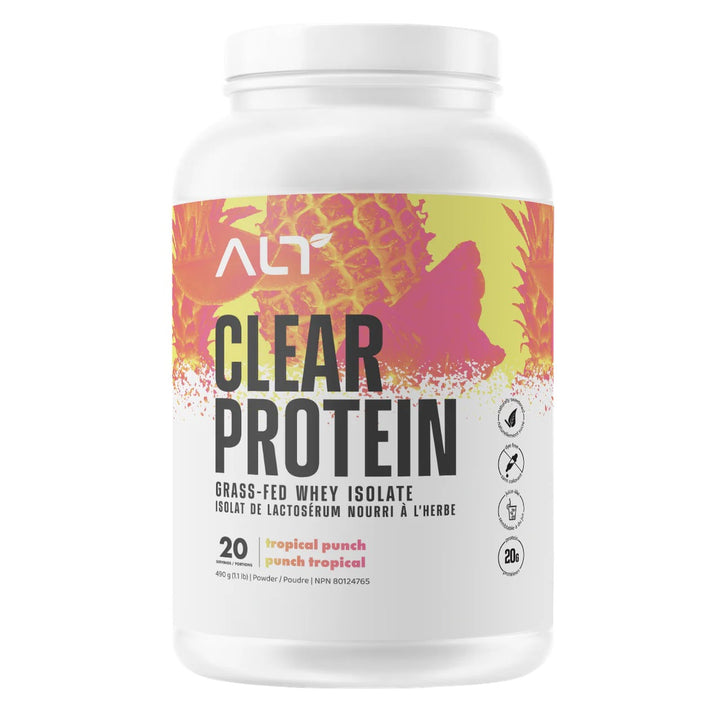 ALT Clear Protein Grass Fed Whey Isolate Tropical Punch – Bulldog Nutrition Canada