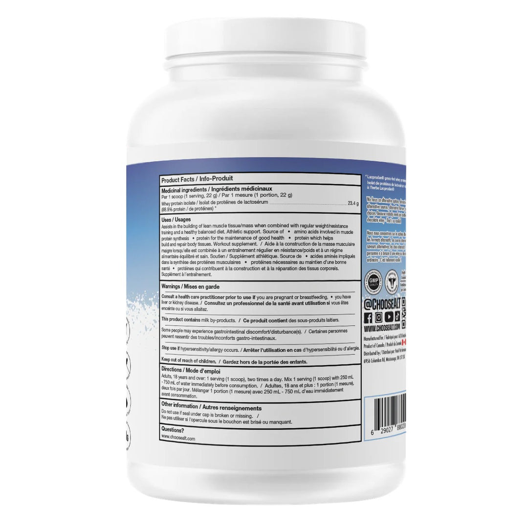 ALT Clear Protein Grass Fed Whey Isolate Supplement Facts – Bulldog Nutrition