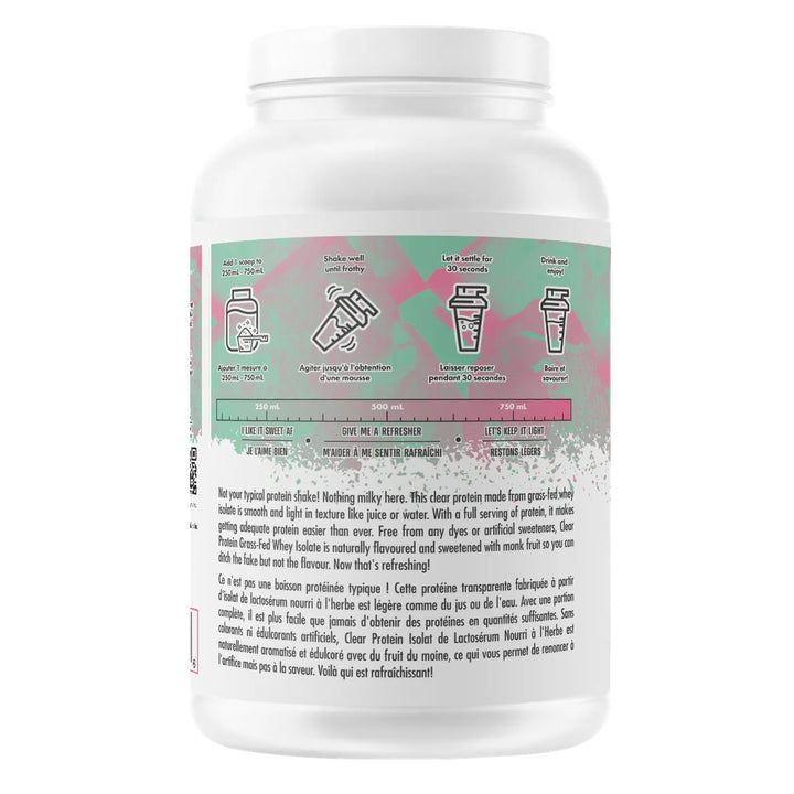 ALT Clear Protein Grass Fed Whey Isolate Watermelon Strawberry – Bulldog Nutrition Canada