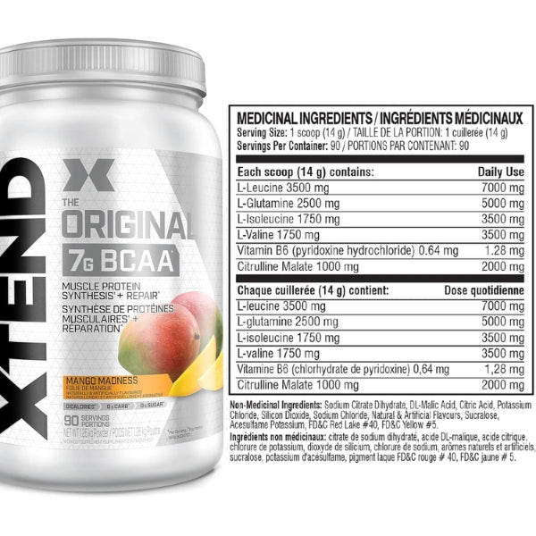 Xtend BCAA 90 serve Recovery Amino Acids Supplements