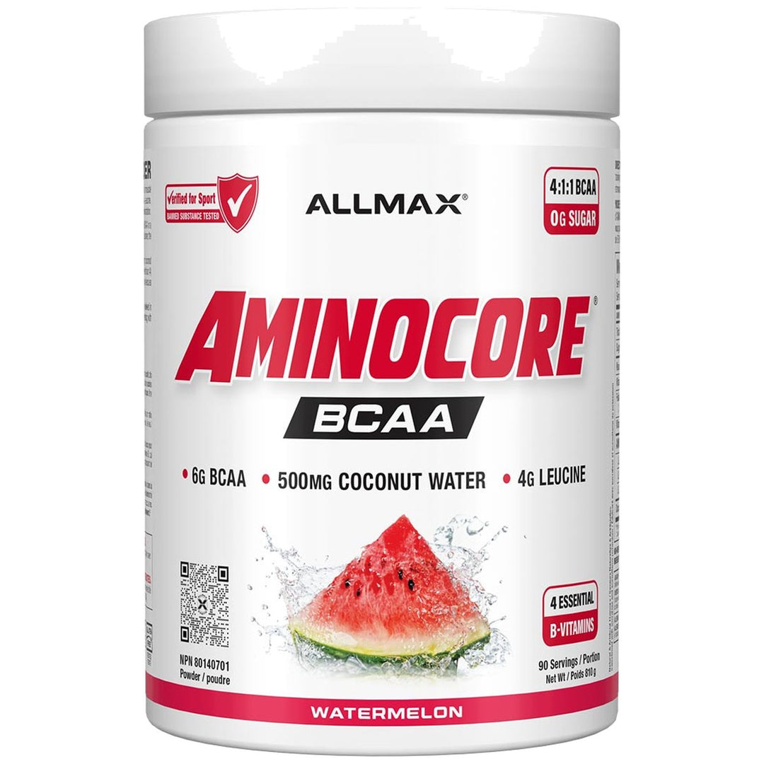 Allmax Aminocore BCAA 90 Servings Watermelon – Bulldog Nutrition Canada