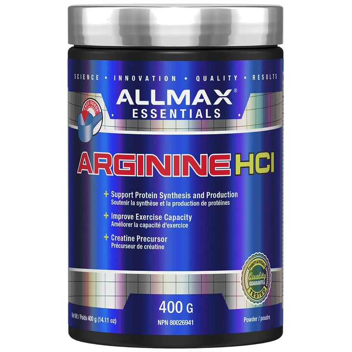 Allmax Arginine HCl 400g – Bulldog Nutrition Canada