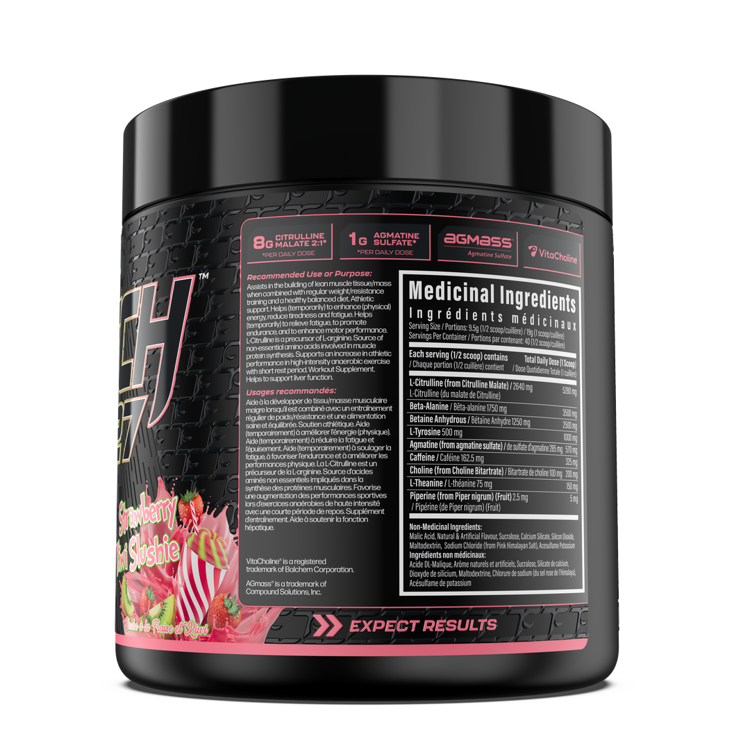 TC Nutrition Batch 27 Pre-Workout Strawberry Kiwi Slushie