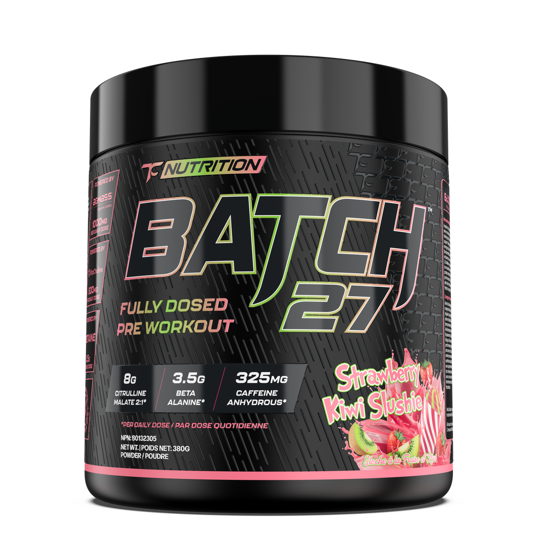 TC Nutrition Batch 27 Pre-Workout Strawberry Kiwi Slushie