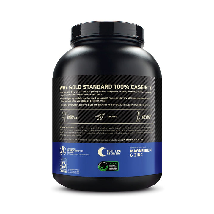 Optimum Nutrition 100% Casein Protein 4 Lbs Chocolate Supreme – Bulldog Nutrition Canada