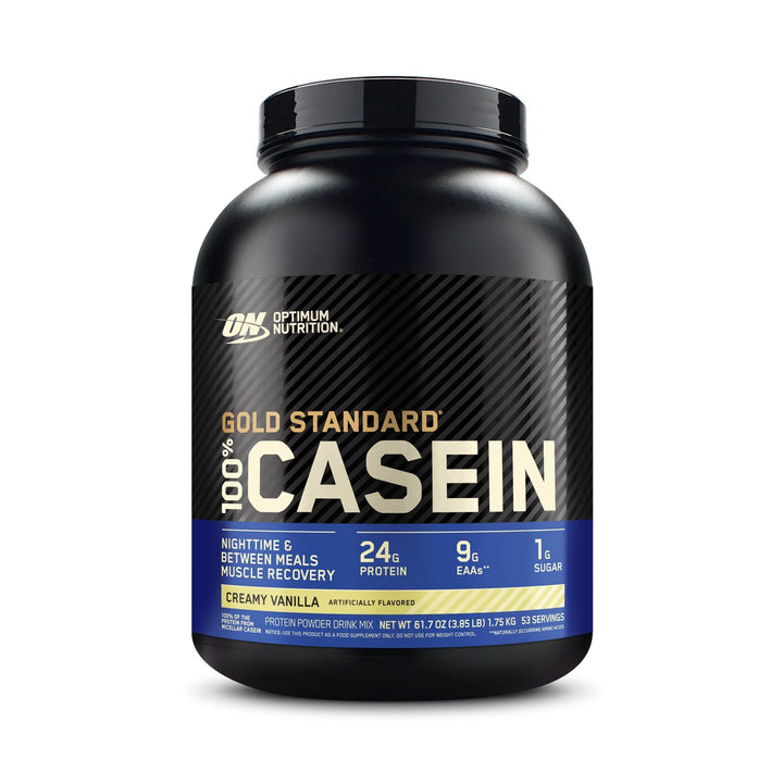 Optimum Nutrition 100% Casein Protein 4 Lbs Creamy Vanilla – Bulldog Nutrition Canada