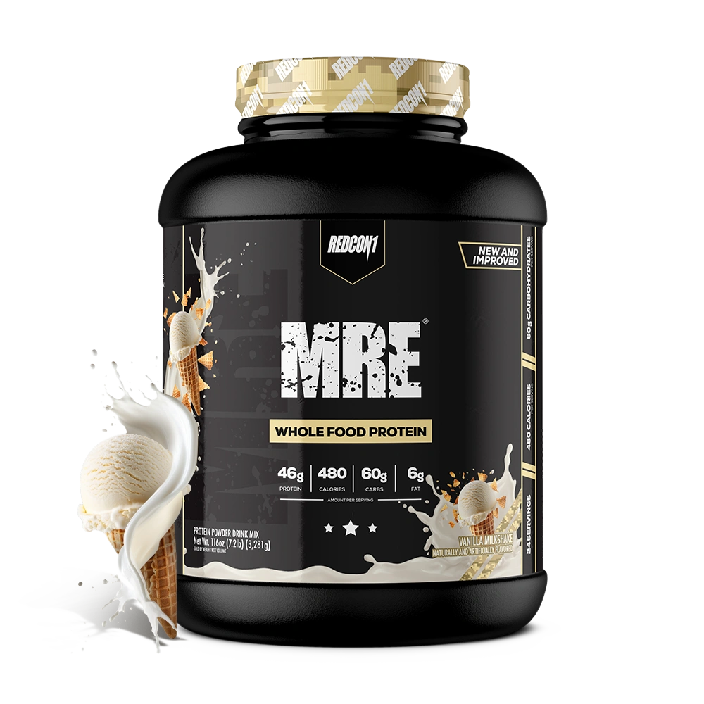 Redcon1 MRE Whole Food Meal Replacement 25 Servings – Vanilla