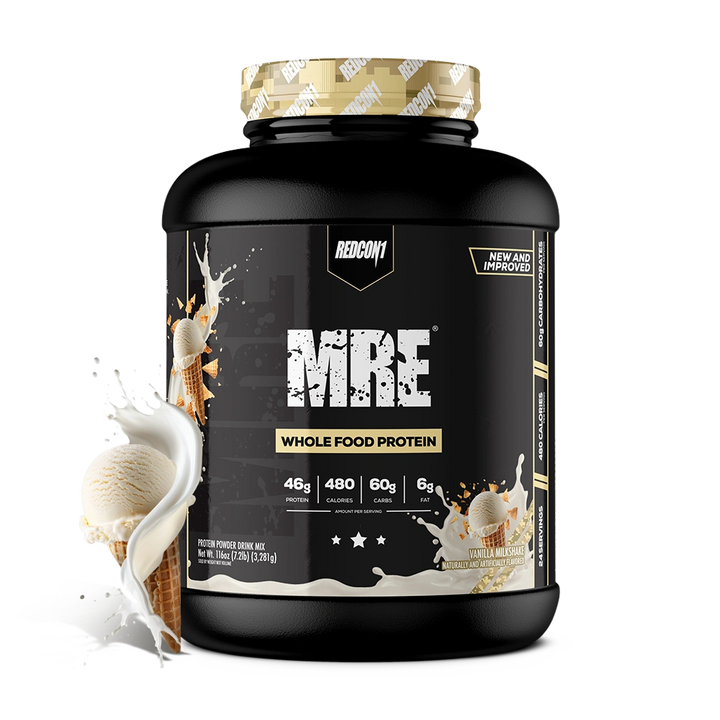 Redcon1 MRE Whole Food Meal Replacement 25 Servings – Vanilla